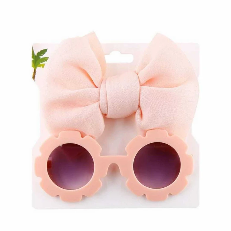 9. Baby Sunglasses+Headband Set
