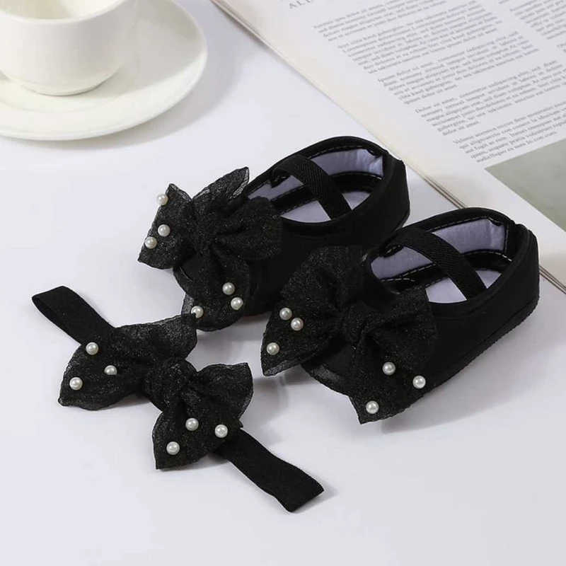 Bow stone with headband ০-১২মাস ফ্রি সাইজ