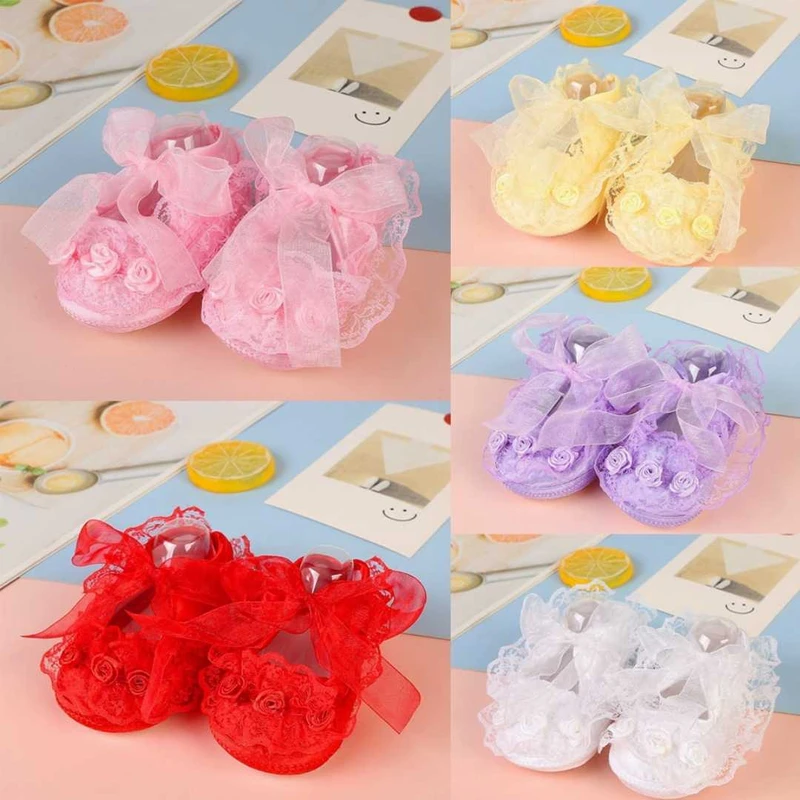 Flower Shoes Purpel Colour ০-১২মাস ফ্রি সাইজ