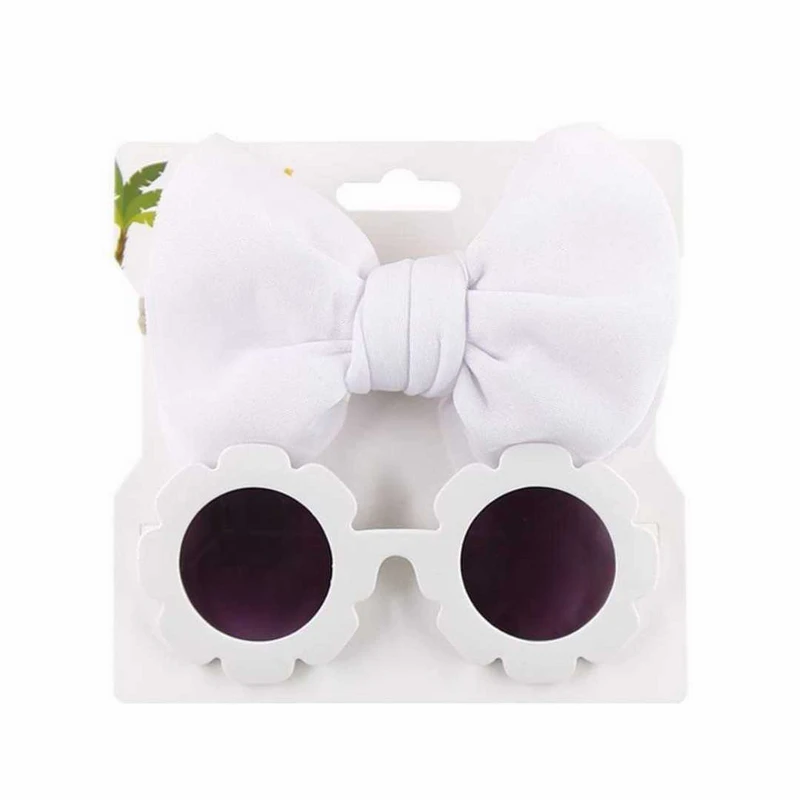 7. Baby Sunglasses+Headband Set