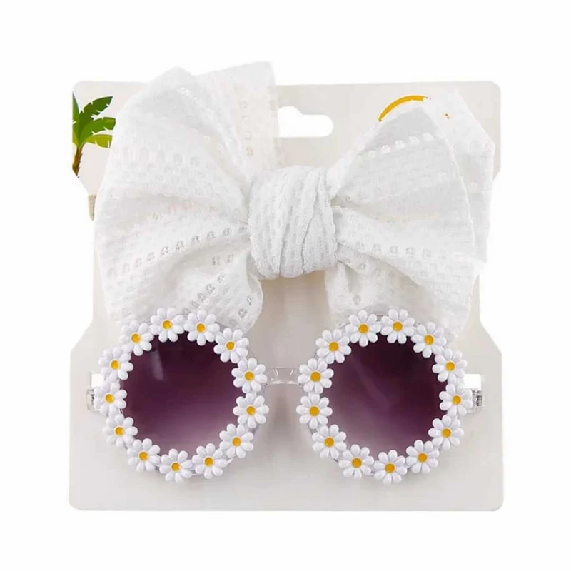1. Baby Sunglasses+Headband Set