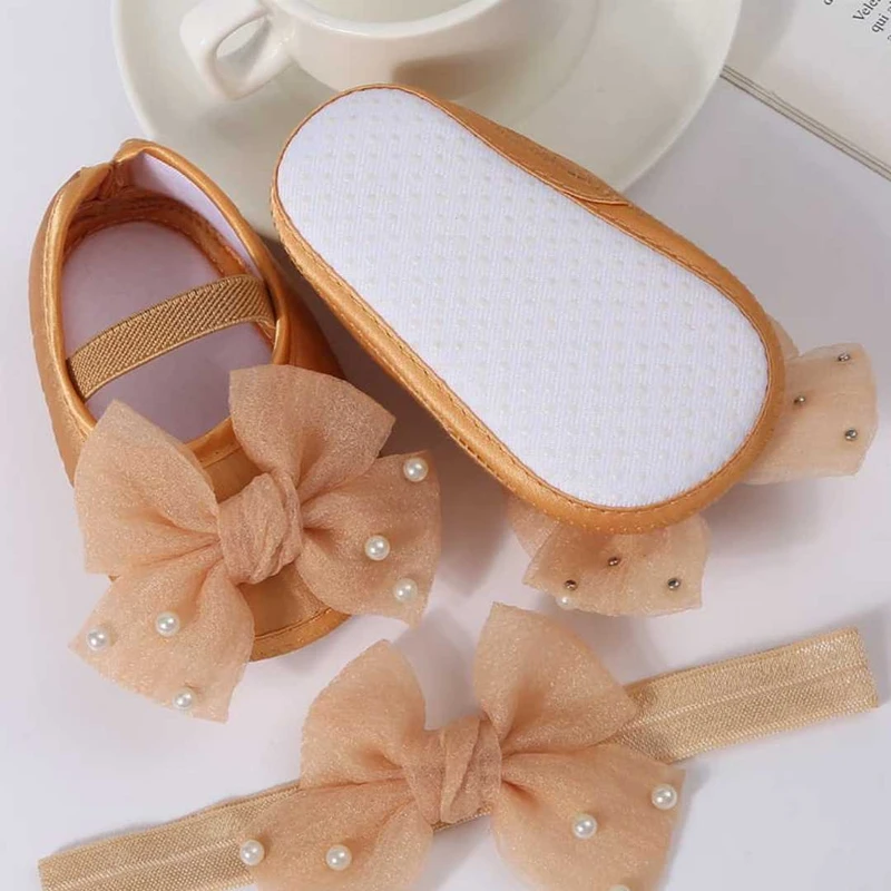 Bow stone with headband ০-১২মাস ফ্রি সাইজ