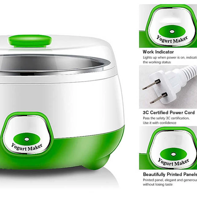ELECTRIC DOI MAKER 1L- Automatic Mini Home Machine Yogurt Maker - Thumbnail 7