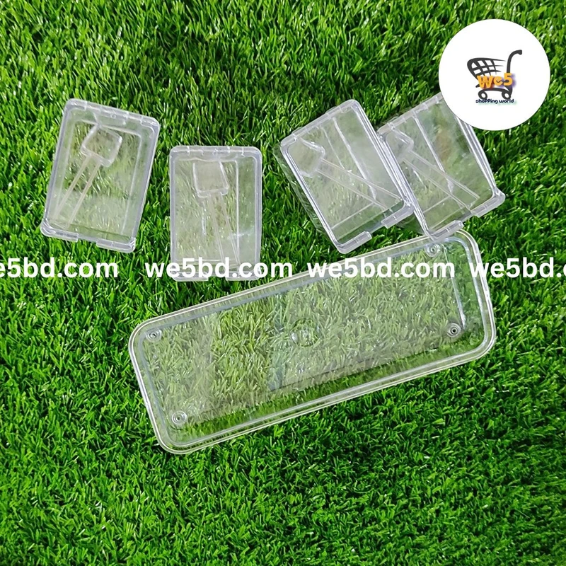 4 IN 1 Spice Jar Box With Spoon -Multi Crystal Seasoning Box - Thumbnail 7