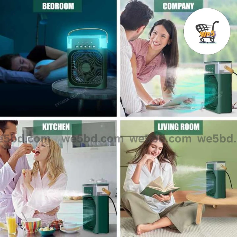 5-Hole Summer Indoor Cool Mini Fan - Thumbnail 3