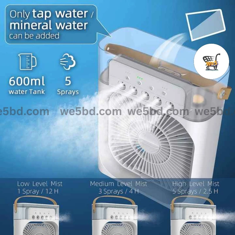 5-Hole Summer Indoor Cool Mini Fan - Thumbnail 8