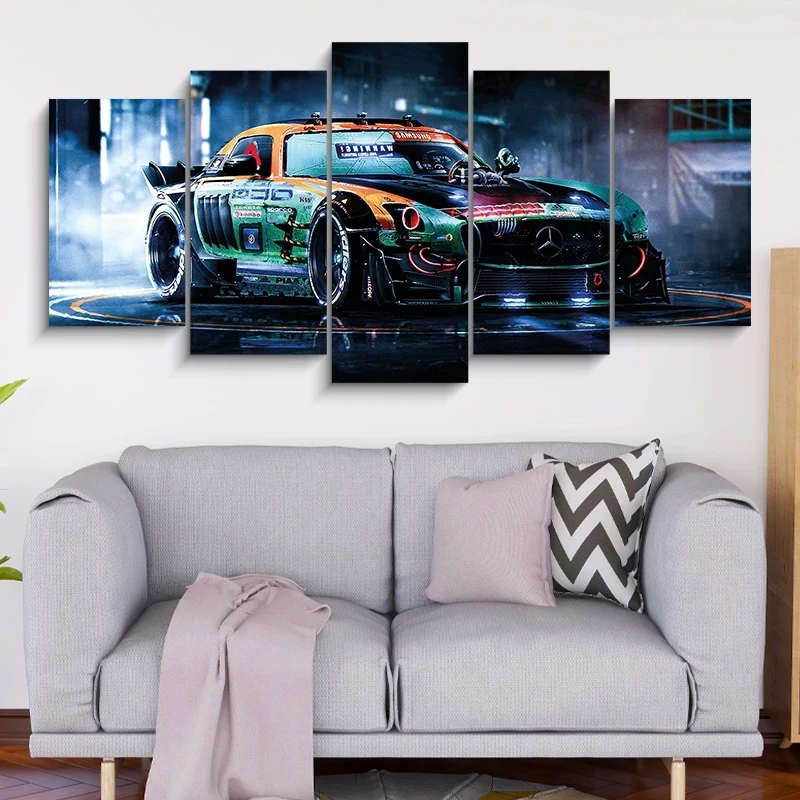 5 Part Car Canvas