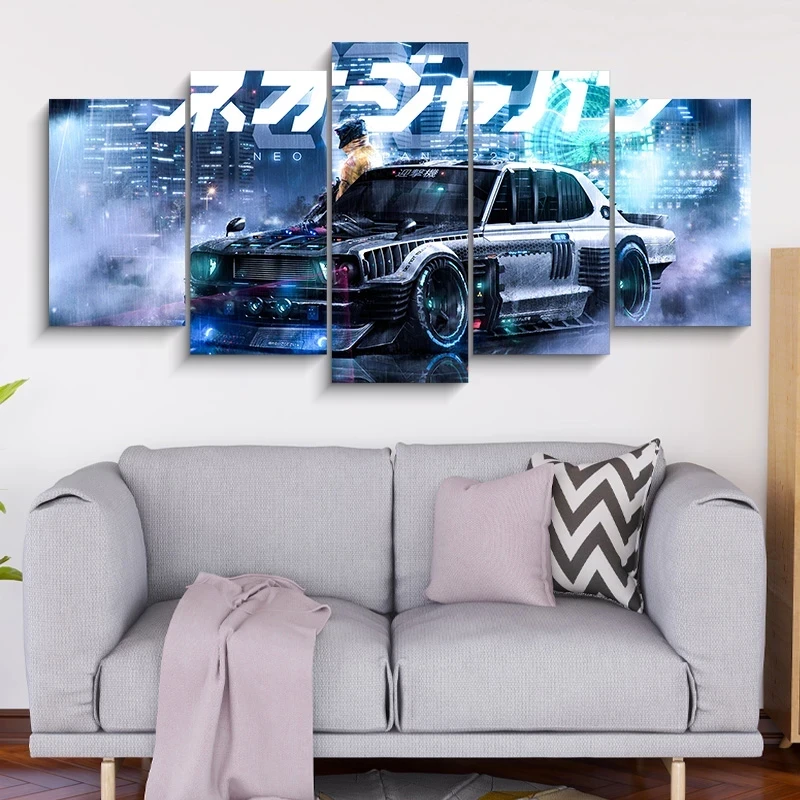 5 Part Car Canvas