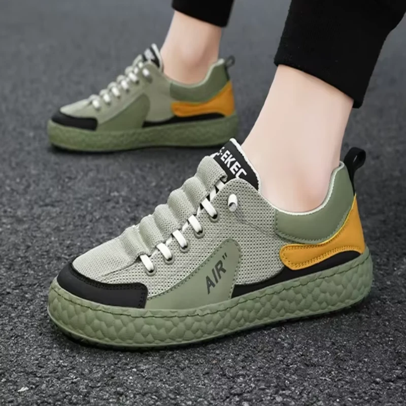 2024 Men's new comfortable breathable casual shoes mesh soft sole - Thumbnail 3