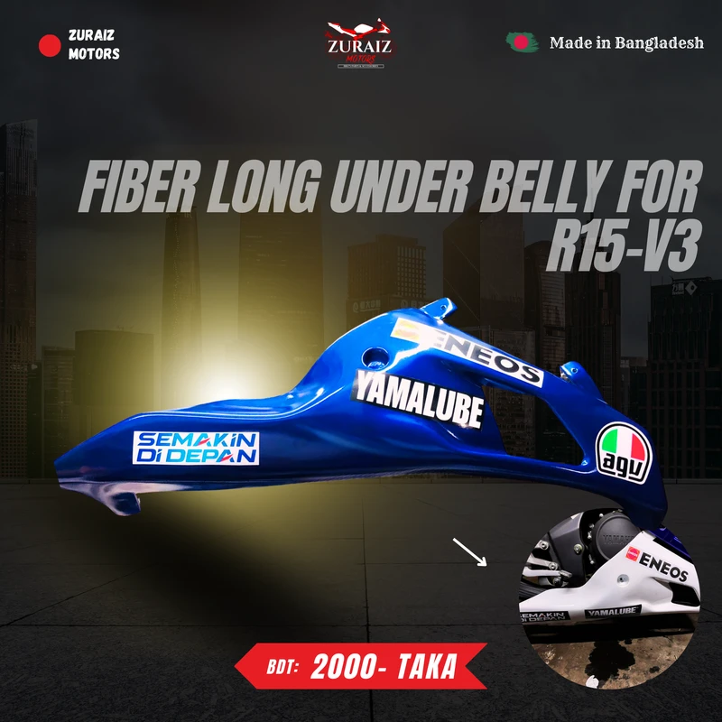 FIBER LONG UNDERBELLY for R15-V3