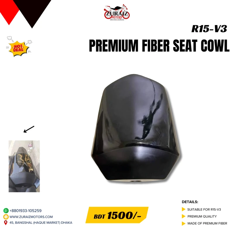 PREMIUM FIBER SEAT COWL for R15-V3