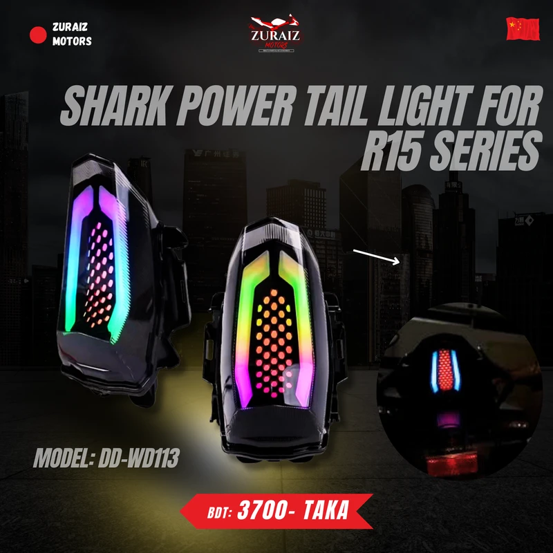 SHARK POWER TAILLIGHT for R15 SERIES - Image 1