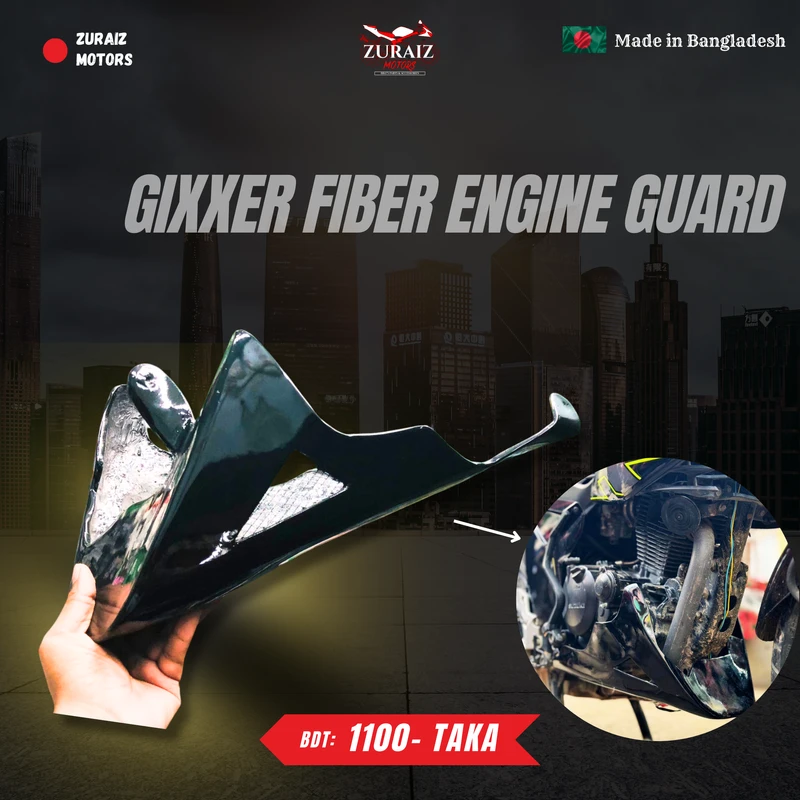 FIBER ENGINE GUARD for GIXXER