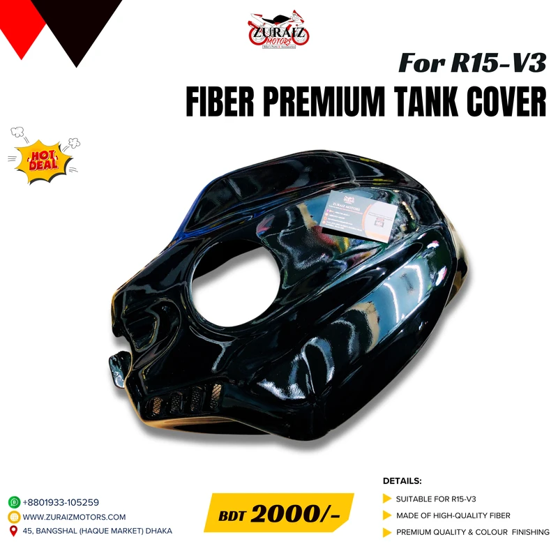 PREMIUM FIBER TANK COVER for R15-V3