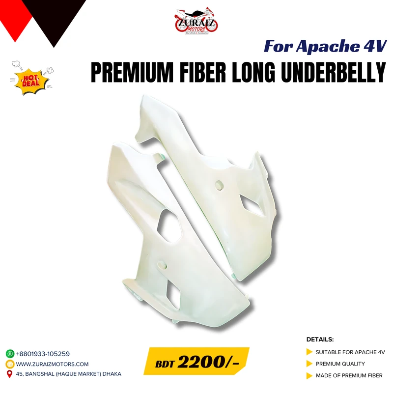 PREMIUM FIBER LONG UNDERBELLY for APACHE 4V