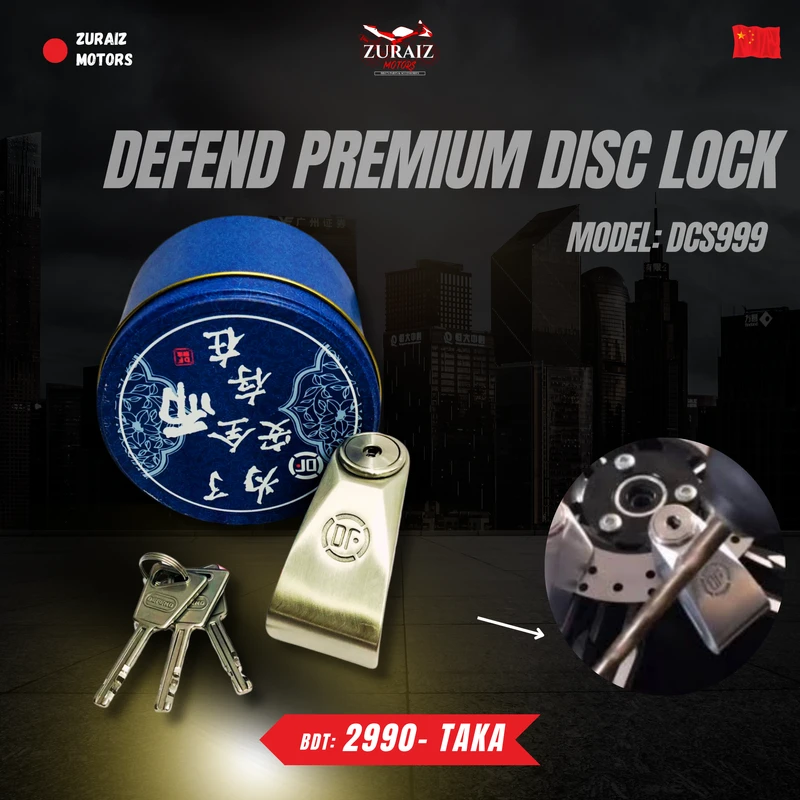 DEFEND PREMIUM DISC LOCK (Model-DCS999)